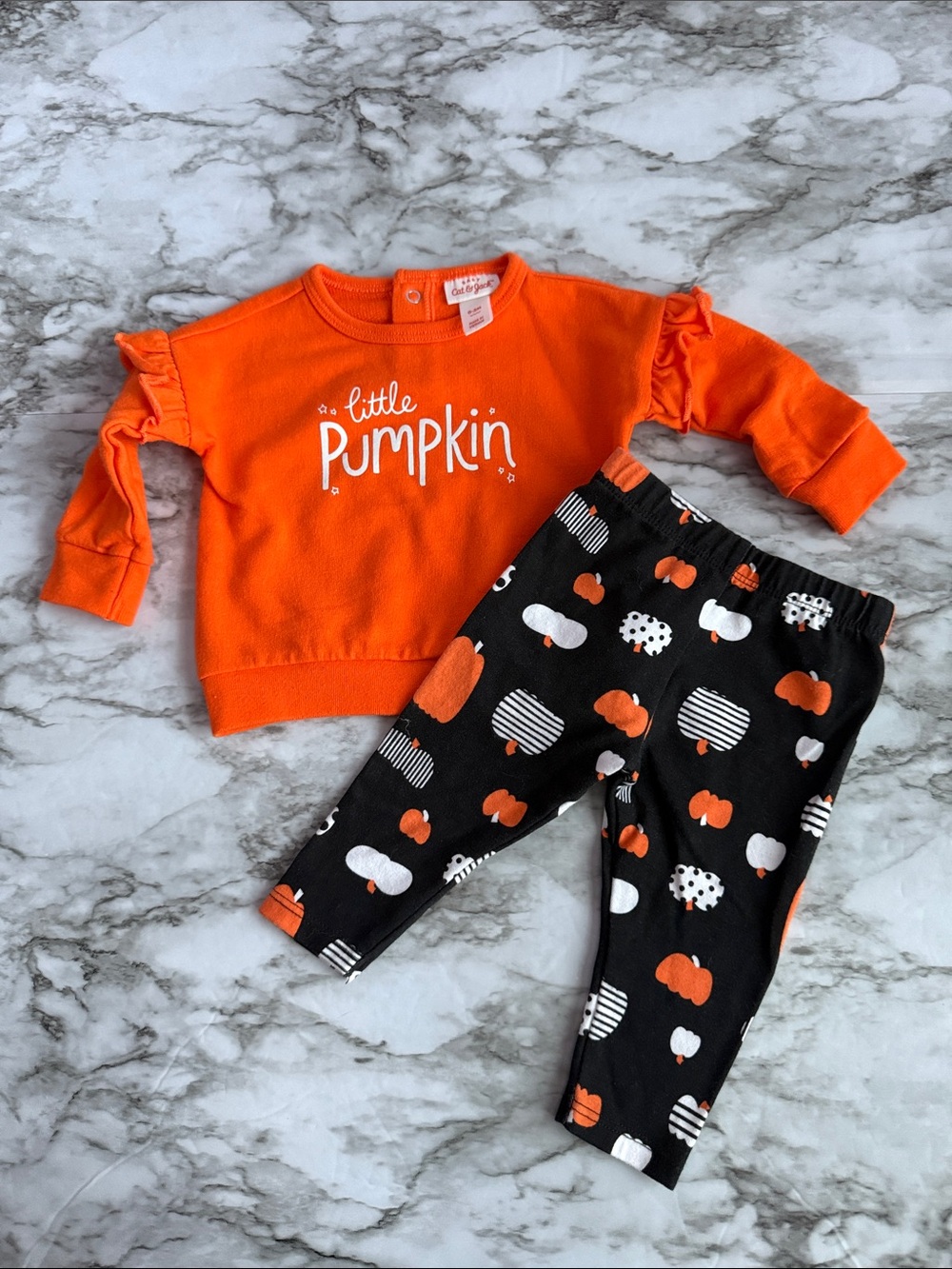 Cat & Jack Little Pumpkin Outfit